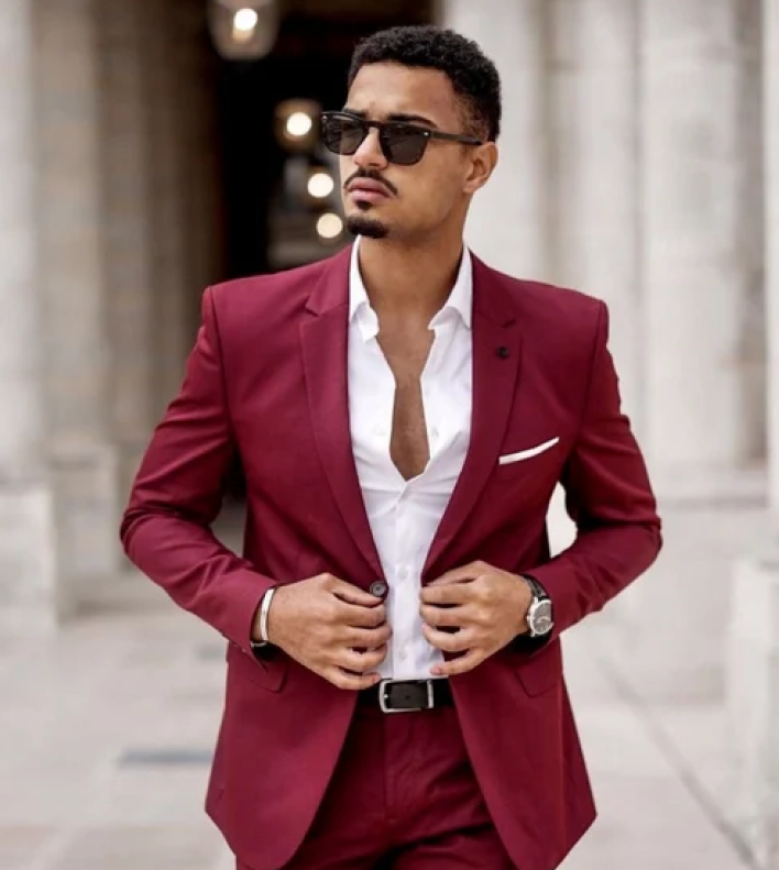 Man with red suit
